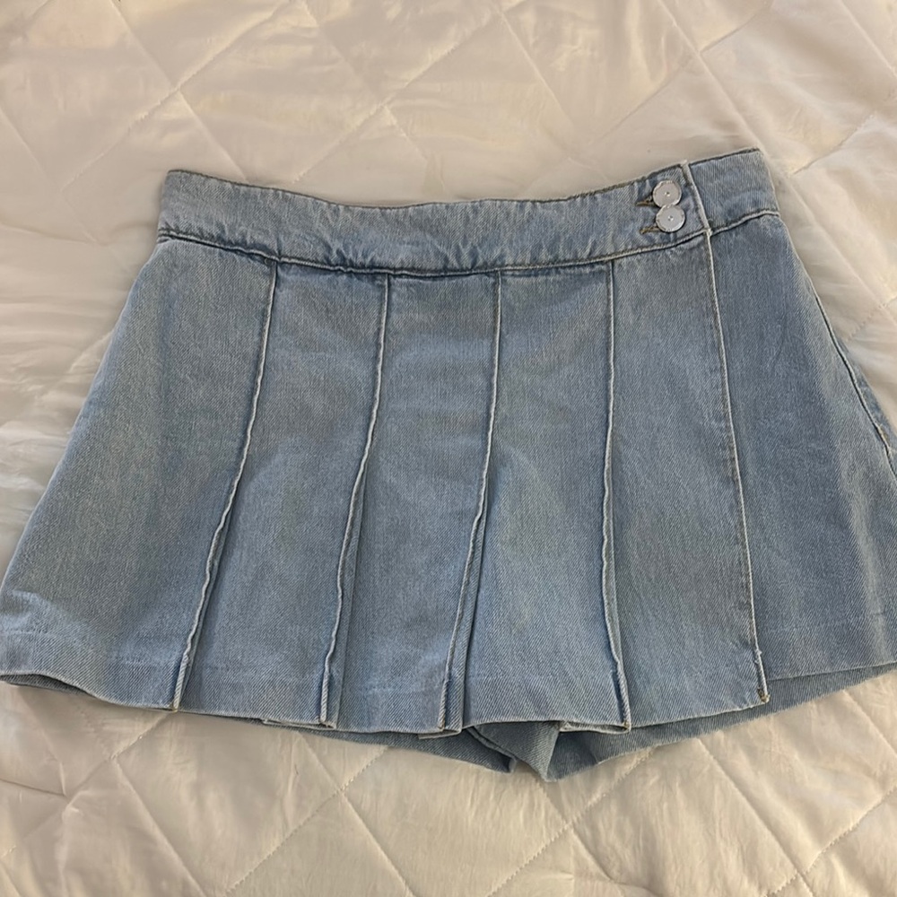 NWT Zara denim skort